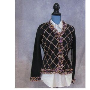 NEW Berek 2 Takao Sakon Cardigan w/ Ribbons M